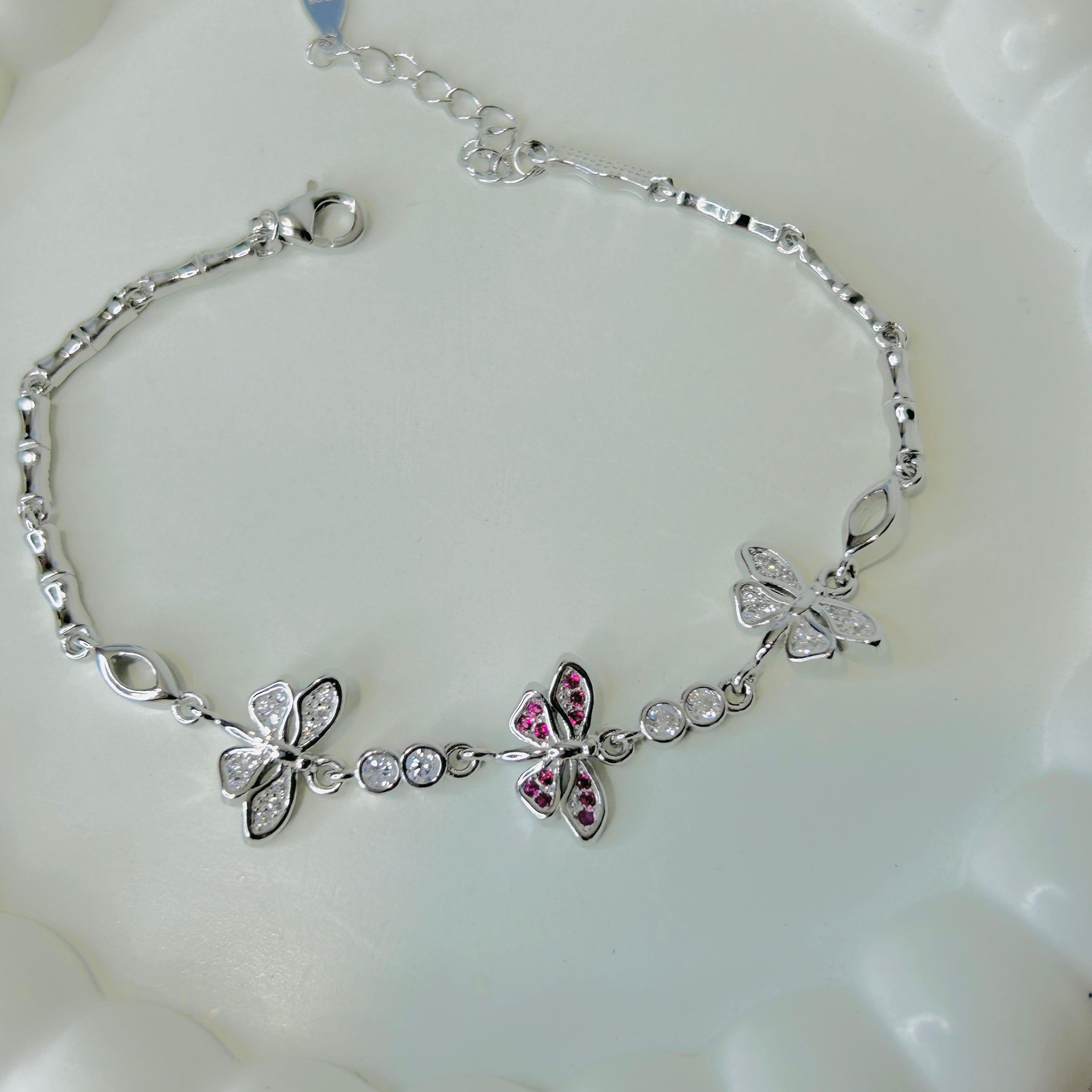 Silver Dragon fly  Bracelets