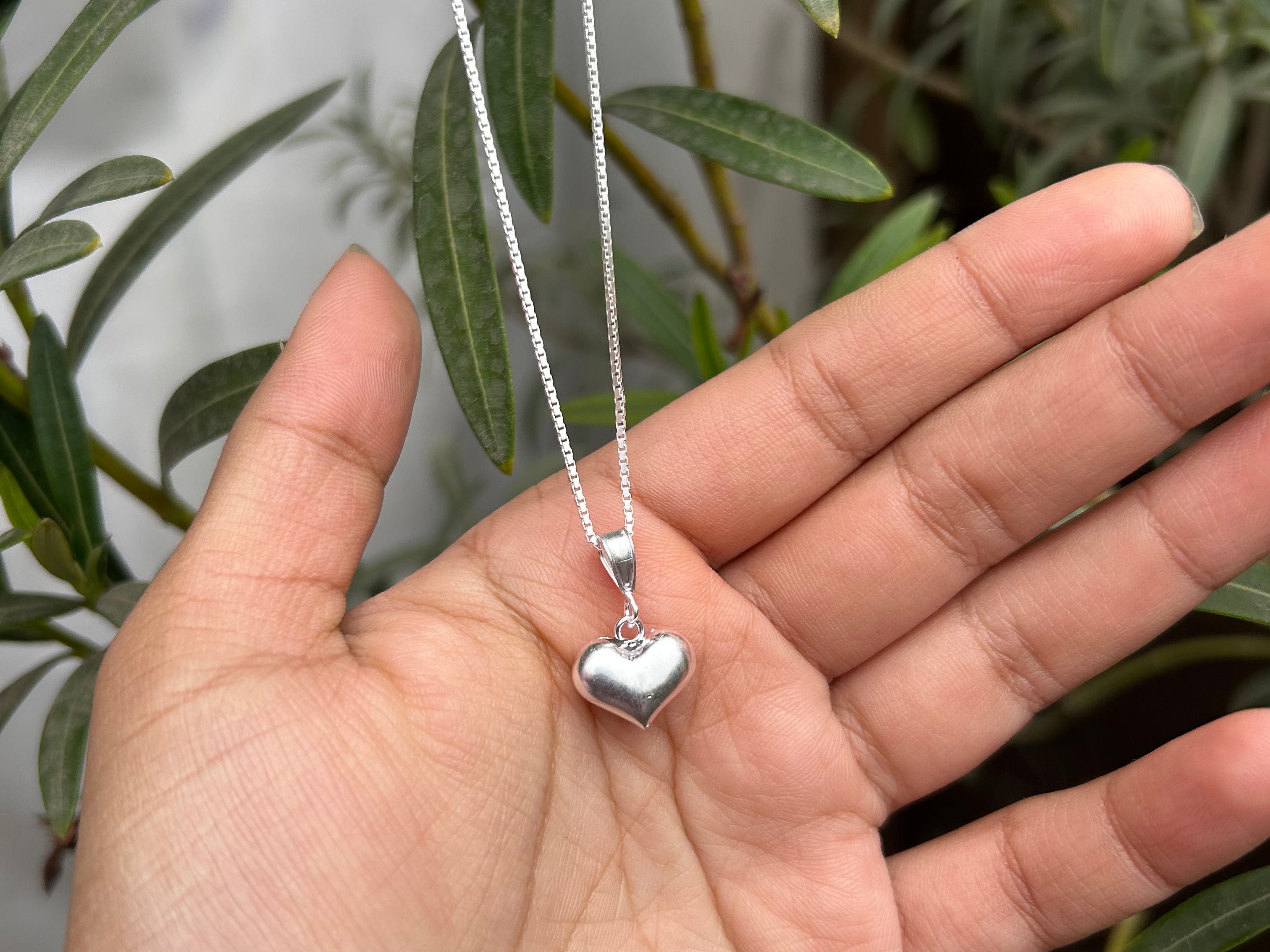 Heart Charm Pendant Chain – Ellarah Jewellery - Main Image
